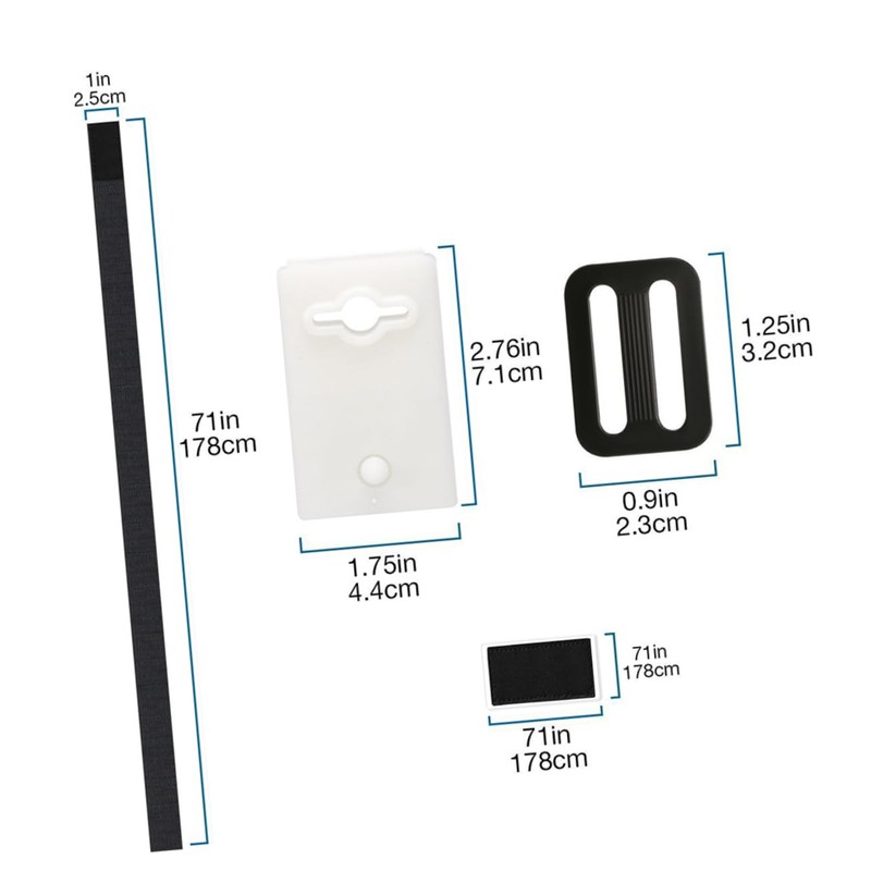 BESPORTBLE 1set Cover Reel Attachment Kit for Straps for Easy