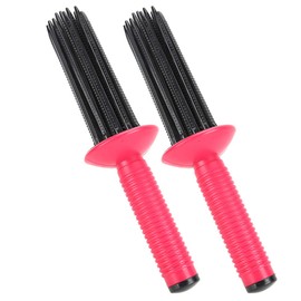 Hair Fluffy Curling Roll Comb Anti‑Slip Wand Round Hair Brush Hairstyling Curls Comb (2020 Upgrade)