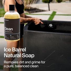Ice Barrel Organic Cleaning Soap All Natural Liquid Soap - Cruelty-Free, Chemical-Free, Organic Dish Soap (16 oz Bottle)