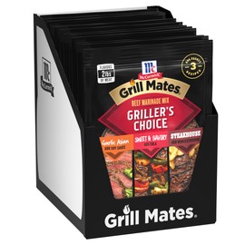 McCormick Grill Mates Griller's Choice Beef Marinade Mix, 1.12 oz (Pack of 12)