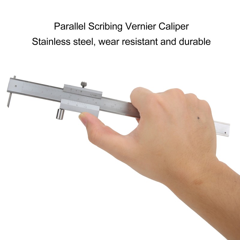Stainless Steel Vernier Caliper Parallel Scribing Ruler with Carbide Head
