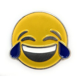Bulk 25 Pack of Crying LOL Laugh Out Loud Emoji Lapel Pins - Perfect for Employee Recognition or Student Achievement Rewards