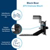 Black Boar UTV/ATV Chainsaw Mount - Features Quick-Release Saw Removal