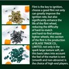 100 Pcs Lighter Flint Refills - Universal Lighter Accessories -