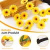 Cfcyhla Flower Headband Sunflowers Headband with 12 Hair Clips Goose