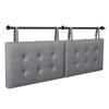 HAUSOURCE Wall Mount Headboard with USB Port for Queen Size
