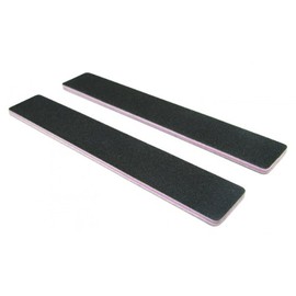 Standard Black 80/80 (Lav Ctr) 1-1/8" Wide Washable Jumbo Nail File 50 Pack