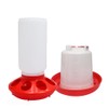 Lucky Farm Chick Feeder and Waterer kit 1L Drinker &