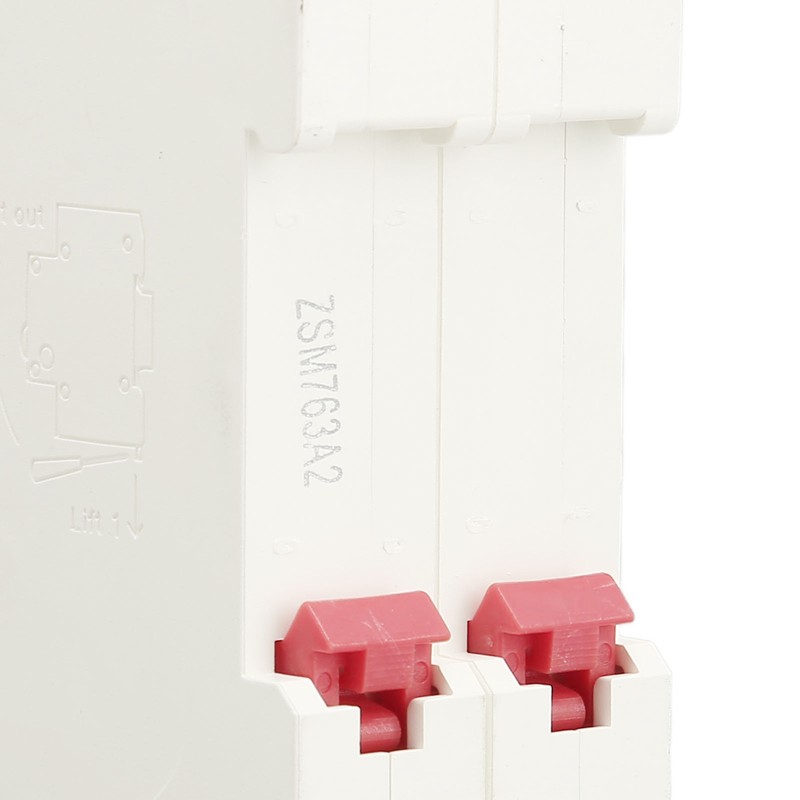 DC Miniature Circuit Breaker 2P 63A DC500V 6000A Breaking Capacity