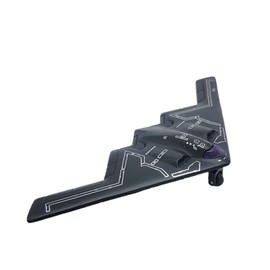 Zugar Land Die-Cast Pullback Stealth Bomber Models (4.25"-5.25") SR-71 Blackbird, F-22 Raptor, F-117 Nighthawk, B2 Bomber (B2 Bomber)