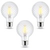 Decorative Light Bulb (3-Pack) 5.5 Watt G25 LED Filament Bulb
