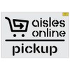 46" Hyvee Aisle Online Pickup Stencil - 1/16" (.063") Light-Duty