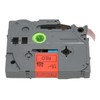 5 Pcs Label Maker Tape Black On Red 12mm 0.47