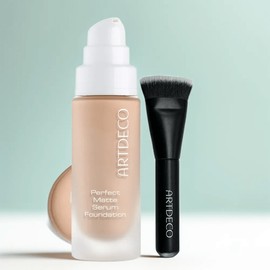 Anjumain Art Deco Perfect Matte Serum Foundation 20ml + Foundation Brush Set, No. 46 Sand, 1 set / 아르데코 퍼펙트 매트 세럼 파운데이션 20ml + 파운데이션 브러쉬 세트, 46호 샌드, 1세트