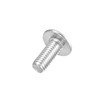 sourcing map Flanged Button Head Socket Cap Screws, M4*10mm Hex