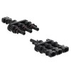 Offgridtec Offgridtec 3-Fach Abzweigbuchsen T-Stecker Solarstecker, Parallelschaltung fr bis zu