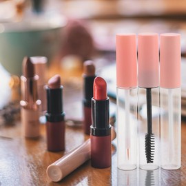 BESTYASH Tubo Rellenable 10Ml Para Rímel Delineador Labial Con 3 Embudos Mini Contenedor Cosmético Portátil Para Maquillaje Preciso Diy