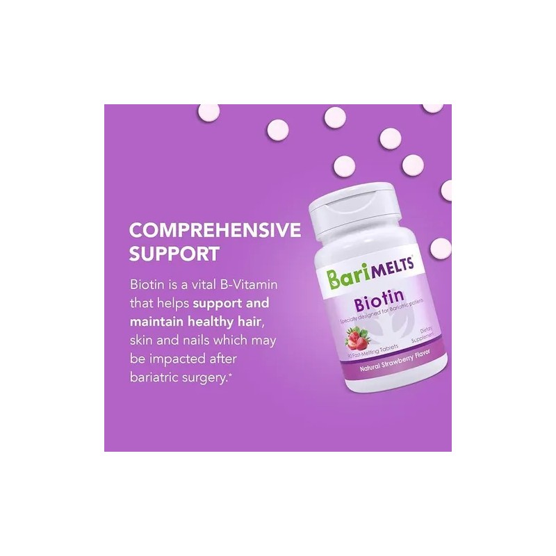 Barimelts Biotin 90 Fast Melting Tablet Sin Sabor