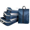 ehsbuy 4-Piece Packing Cubes Compression Packing Bags for Suitcases 3