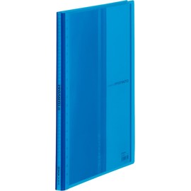 キングジム クリアファイル パタント 透明 20ポケット A4タテ 青 182TPN-B