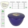 Pudding Basin and Lid Pack of 3 Plastic Pudding Basins