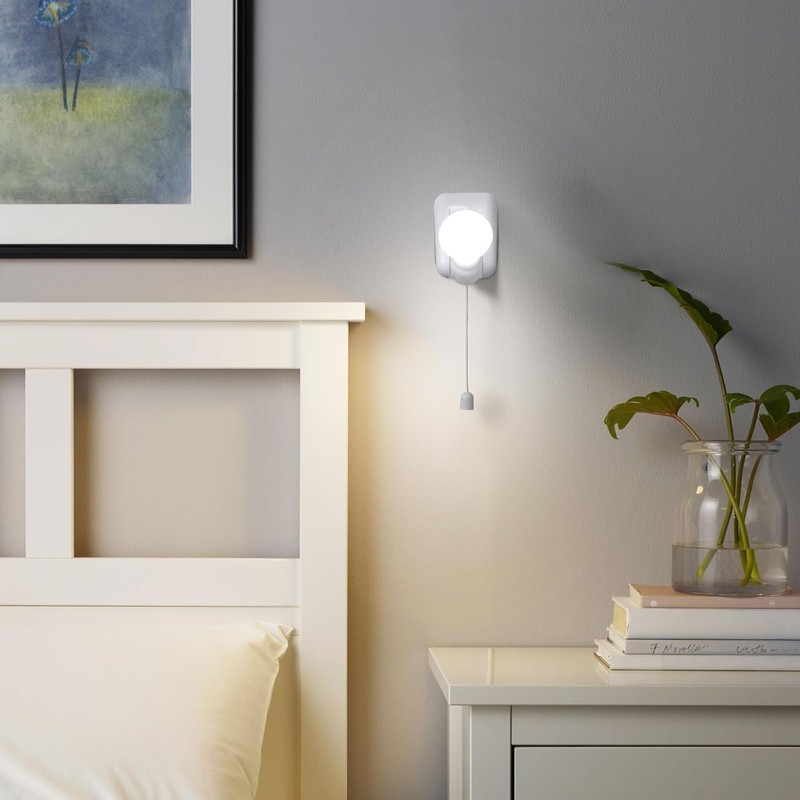 Vugyue Pull Wall Light Lamp, Self-Adhesive LED Closet Light, 180