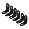 sourcing map 6 pcs. 90 Degree Shelf Bracket Angle Bracket