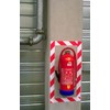 3M 3M 767i Gefahren-Markierungs-Klebeband, 50 mm x 33 m, Rot/Weiss