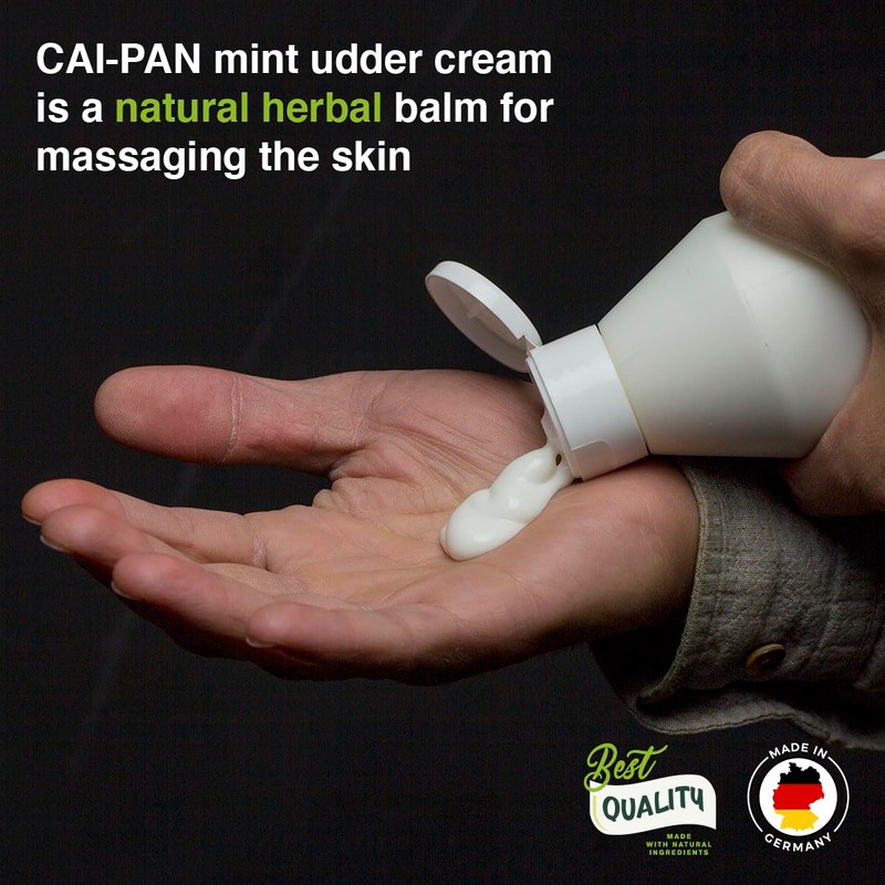 Cai-Pan Livestock Udder Cream With Pure CAI-PAN Japanese Peppermint Oil