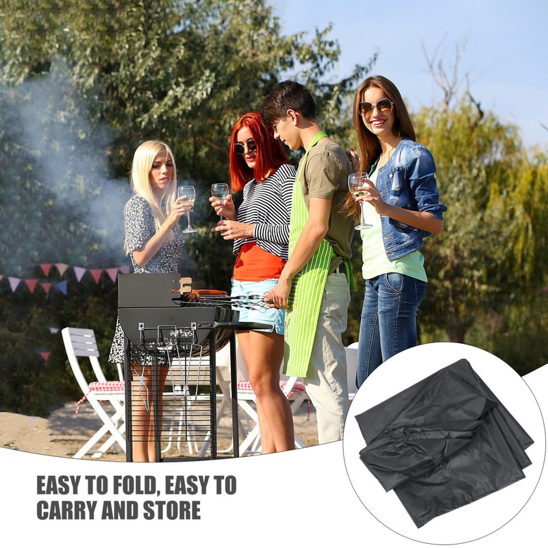 Mipcase Outdoor Square BBQ Grill Cover BBQ Oven Protection Cover