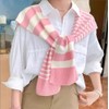 Sweater Shawl Wraps Women Pashmina Shawls and Wraps Stripe Knitted