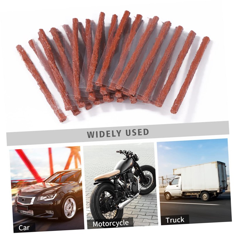 BUGUUYO 100pcs Tire Repair Strips for Car Motorcycle Quick Easy
