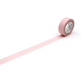 MT Products Scarlet Washi Masking Tape - 1 Roll - 15mm x 7m, Pink