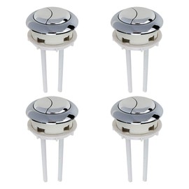 Quluxe 58MM Toilet Tank Button Dual Push Flushing Toilet Button Toilet Button Replacement Toilet Flush Button with Thread Diameter(Pack of 4)