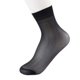 Women's Black Banded Ankle Stockings Ankle Stockings 6ea