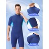 FLEXEL Shorty Wetsuit for Men and Women, 2mm 3mm Neoprene