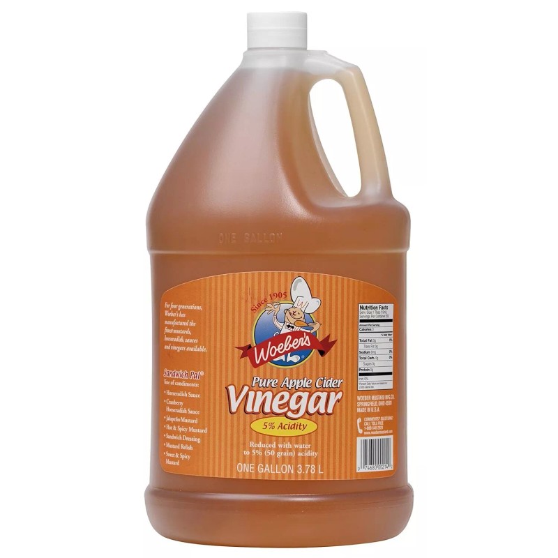 Woeber's Pure Apple Cider Vinegar 128 Fl Oz Pack Of