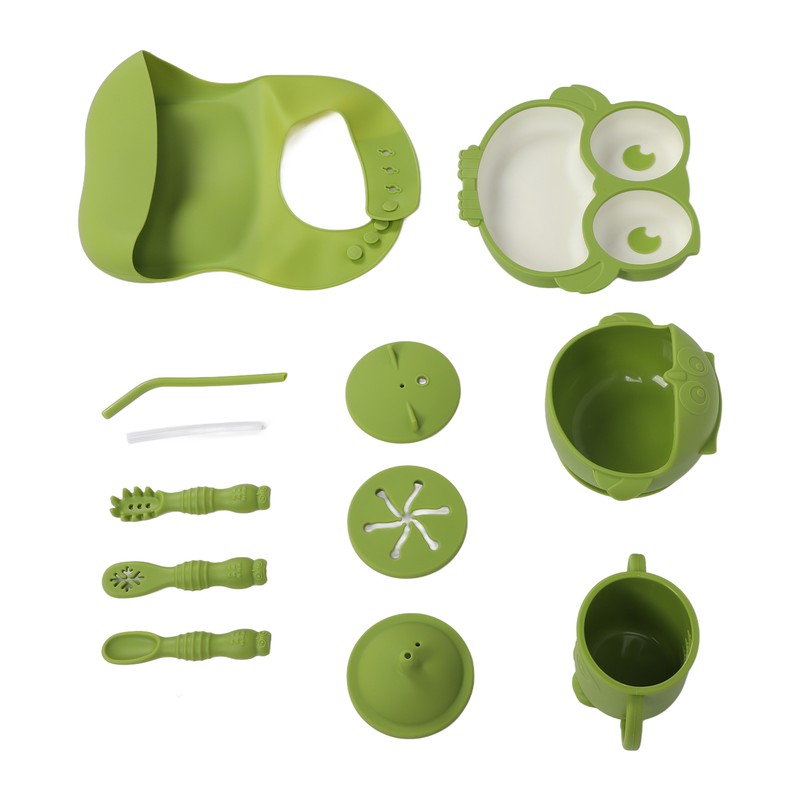 Baby Led Weaning Supplies Owl Shape Teether Safety Strong Suction
