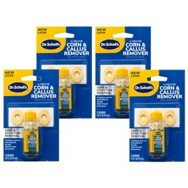 Dr. Scholl's Corn/Callus Remover Liquid 0.33 oz. (Pack of 4)