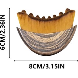 Lymphatic Contour Face and Body Brushes, The Lymphatic Drainage Massager for Face, Dry Brushing Face Brush, Chin & Jawline Sculpting, Ergonomically Designed to Fit The Skin Precisely (1pcs)