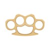 CafePress Brass Knuckles 5.5" Round Car Magnet Magnetic Bumper Display