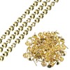 sourcing map 3Pcs Upholstery Tacks Strips, 1Meter Glossy Decorative Nail