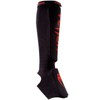 VENUM Cotton Shin Guard Kontact Contact (Black/Red)