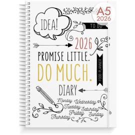 Burde Doodle Planner 2026 | 8 December 2025-3 January 2027 | Weekly Planner with Space for Creativity | Week to View Diary 2026