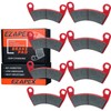 Upgraded Brake Pads Front and Rear Compatible with Polaris Ranger