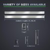 Hovr Solutions Classic 23.75” (2-Foot), Aluminum Floating Shelf Bracket System,