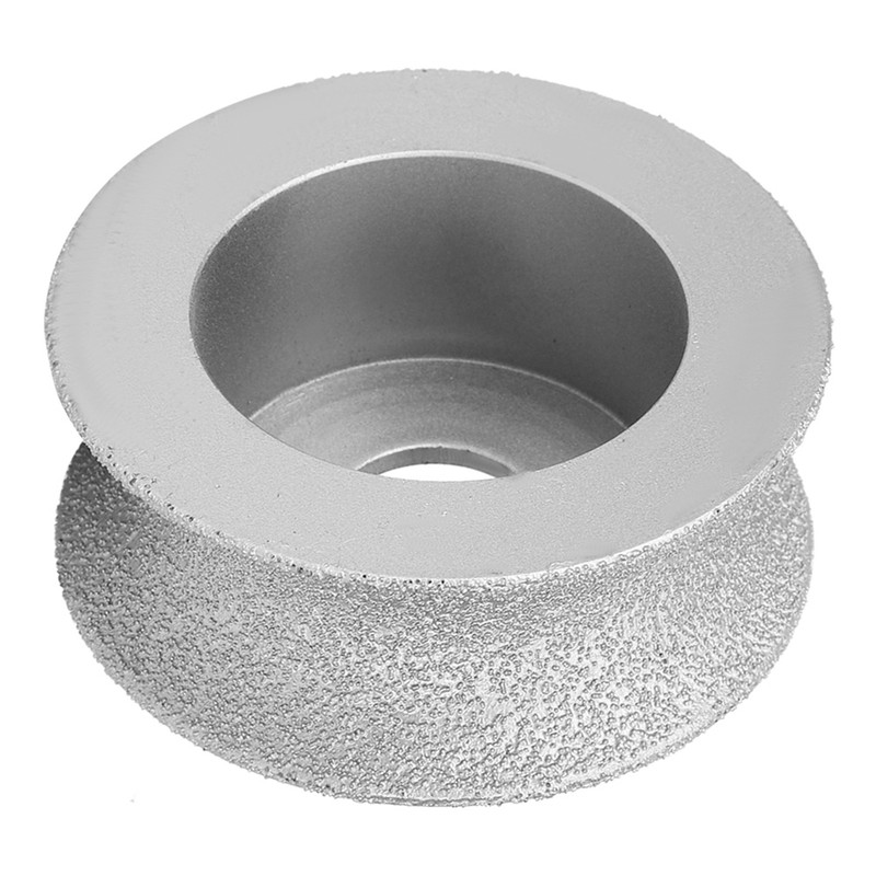 7.3cm Brazed Diamond Grinding Wheel Concave Abrasive Wheel for Stone