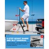 Boat Trailer Steps with Handrail Heavy-Duty Boats Boarding Step Ladder
