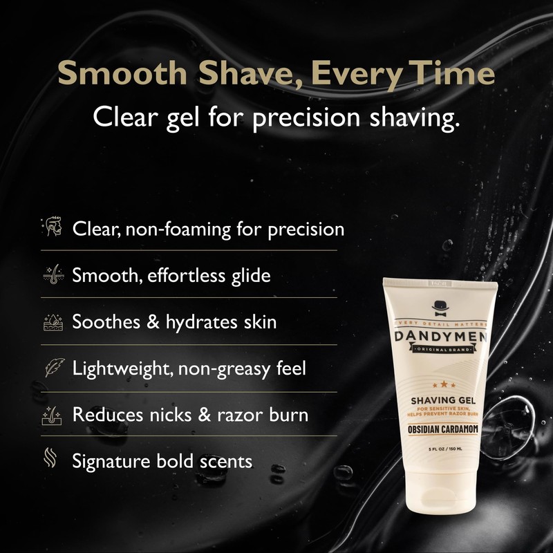 DandyMen Shave Gel – Precision Shave with Hydration – 5