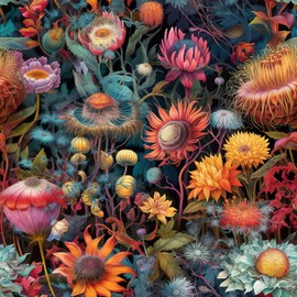 KDGHORMY 3D Pattern Floral Wallpaper Self Adhesive Peel and Stick Vintage Watercolor Vivid Botanical Flower Leaf Contact Paper Removable Waterproof for Bedroom Renter Friendly 17.71"x 236.2"